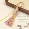 Tibetan Hand-Woven Gradient Cotton Tassel Ring for Hanging Bags and Vehicles
