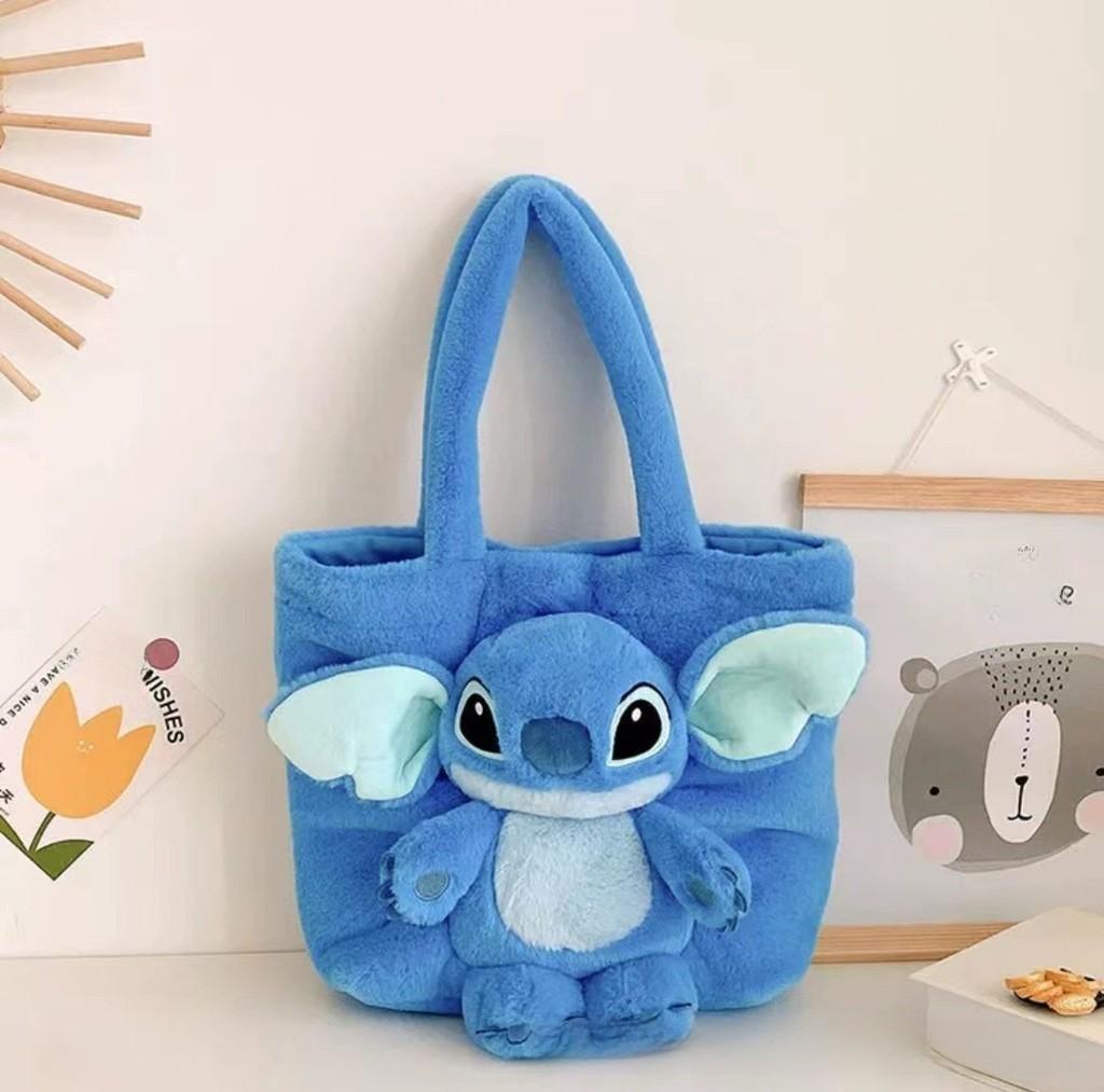 Stitch Angel Niedlicher Plüschrucksack Mit Cartoon-Design Für Den Täglichen Gebrauch