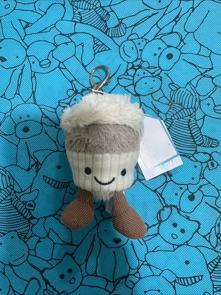 Cute Plush Toy Keychain Adorable Bag Charm Perfect Gift For Birthday And Children's Day
