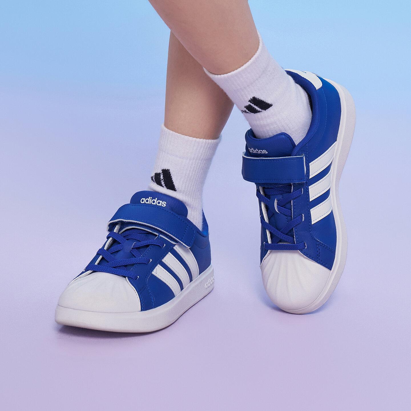 Adidas Street Talk Low top Kids Skateboarding Shoes Blue Children Age 28