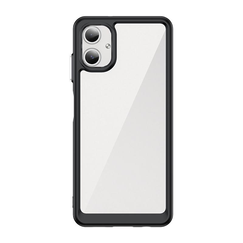Etui Pokrowiec na Samsung A06 Samsung Galaxy A06 Capas Nowy Wstrząsoodporny Bumper na Telefon Przezroczysta Kolorowa Ramka Przezroczysty Samsung A06 A 06