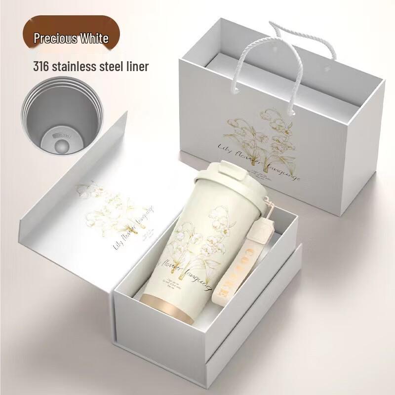 

OLOEY 500ml 316 Stainless Steel Dual-Drink Insulated Mug