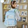 New Schoolbag for Girls and Primary School Students New Girls Spine Protection To Reduce the Burden On Children Cartoon Backpack