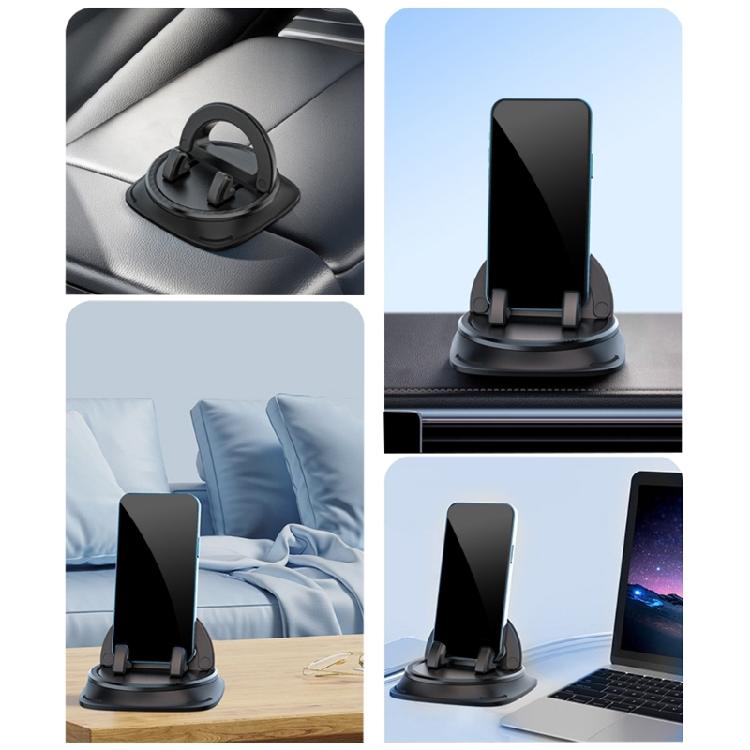 Shockproof Car Phone Mount with Secure Suction & Universal Heavy Duty ABS Car Phone Holders Upgrades For Dashboard