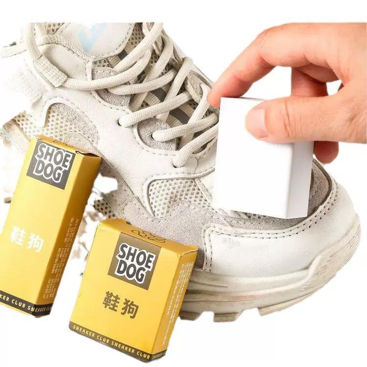 Compact Shoe Cleaning Eraser for Sneakers and Suede - Removes Stains and Keeps White Shoes Bright