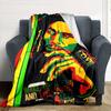 Bob Marley Blanket Comfortable Perfect for Seaside Office Couch for All Occasions Digital Print Perfect Gift for Relatives and Friends