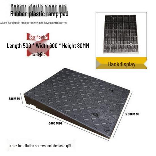 Rubber Speed Bump & Threshold Ramp for Home and Car