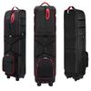   Travel Bag Thickened Nylon Foldable   Bag with Wheels Combination Lock for Airlines