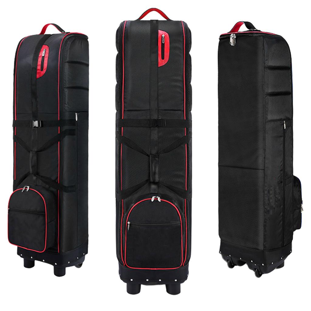 Travel Bag Thickened Nylon Foldable Bag with Wheels Combination Lock for Airlines