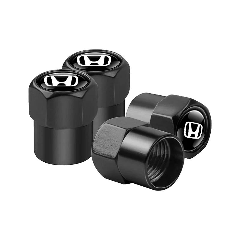  Car Wheel Tire Valves Tyre Air Caps Case Car Sticker For Honda Civic Odyssey HR-V City Accord Jazz Car Accessories rlsh58