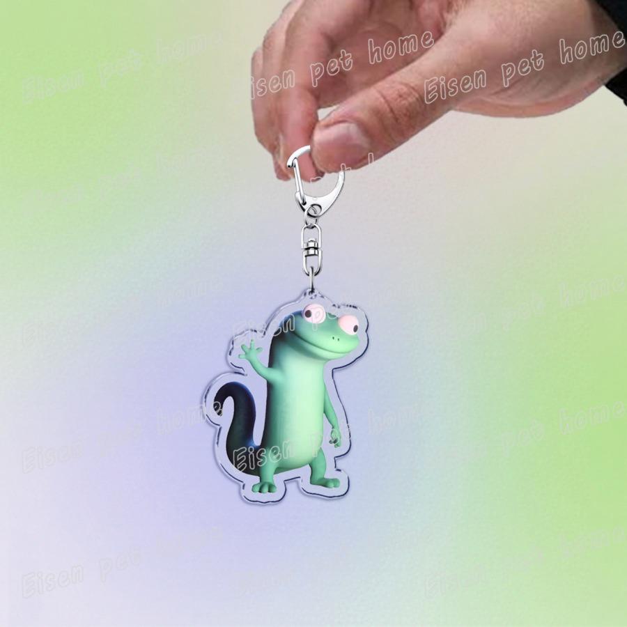 Funny Lizard Lizard Lizard Cute Keychain Llavero Accessories Bag Elio Meme Keychains Keyrings Jewelry Fans Gift