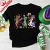 Mardi Gras Shirt Crocodile Crawfish Pelican New Orleans Festival Graphic T Shirts Y2k Women Clothing Shirts for Women Goth Tops