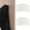 2Pcs Wall Mounted Headband Hair Hoop Storage Rack Punch Free Wardrobe Bag Baseball Cap Holder Hair Circle Belts Storage Hooks