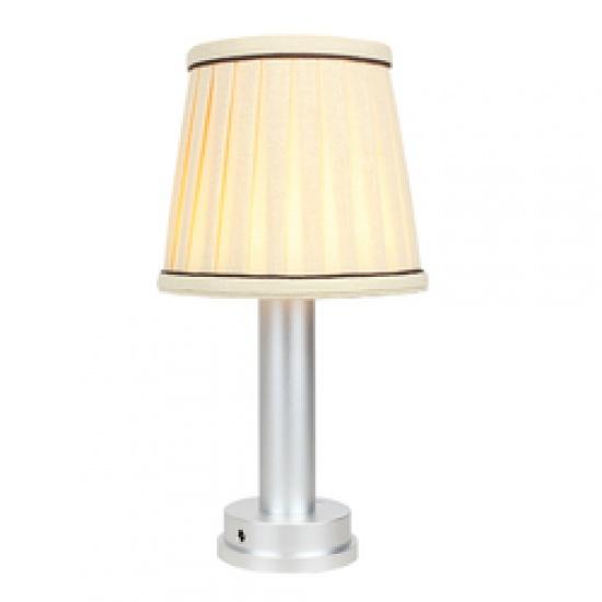 Europe Hot Sale Led Table Lamps Creative Hotel Bedside Cloth Art Table Lamp USB Rechargeable Table
