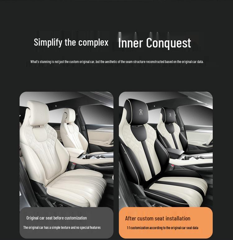 New Leather Car Seat Covers for BYD DiSong L EV Five-Seater
