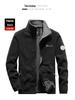 Veste polaire double face pour homme - Manteau décontracté d'extérieur Automne/Hiver 2022 (Style 2218)