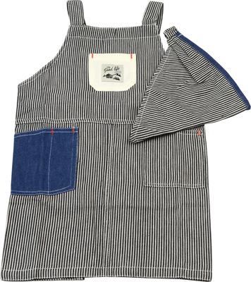 Friends Hill Kinder-Schürze M Good Life Streifen [VW-275-28]