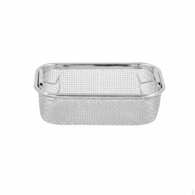 Cleaner Basket Stainless Steel Cleaning Electropolished Finish Jewelry Tray for