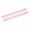 10 Pcs Loose Leaf Binding Spine 30 Hole Cuttable Wear Resistant PP Plastic 10mm Binding Comb for Student