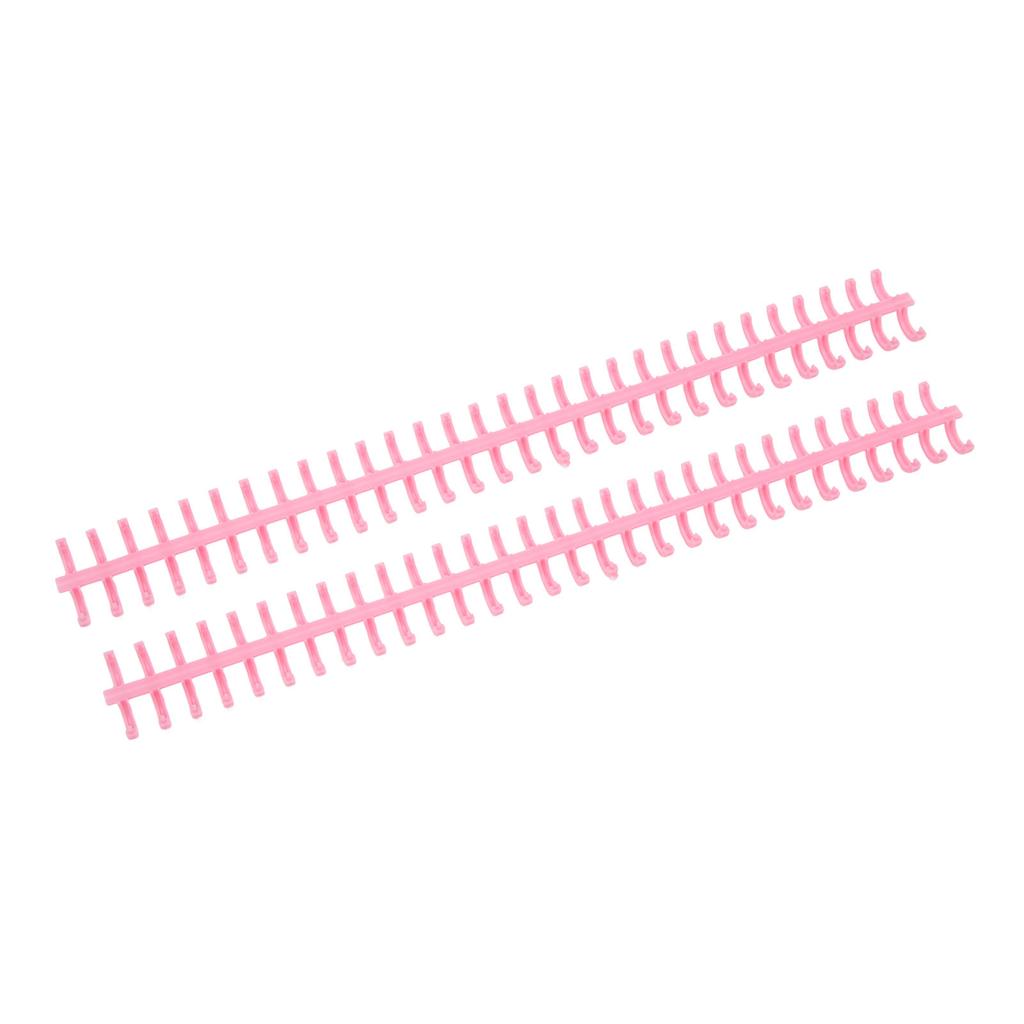 10 Pcs Loose Leaf Binding Spine 30 Hole Cuttable Wear Resistant PP Plastic 10mm Binding Comb for Student