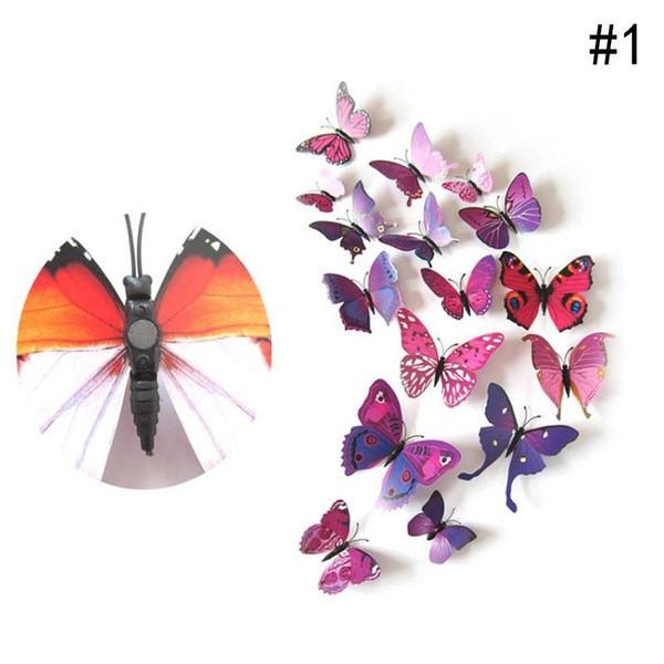 Stylish 3d Butterfly Wall Decal With Ecofriendly Pvc For Modern Home Decoration