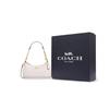 COACH Teri Leather Crossbody Handbag, Shoulder Bag Medium Women's Chalk White CV934-IMCHK