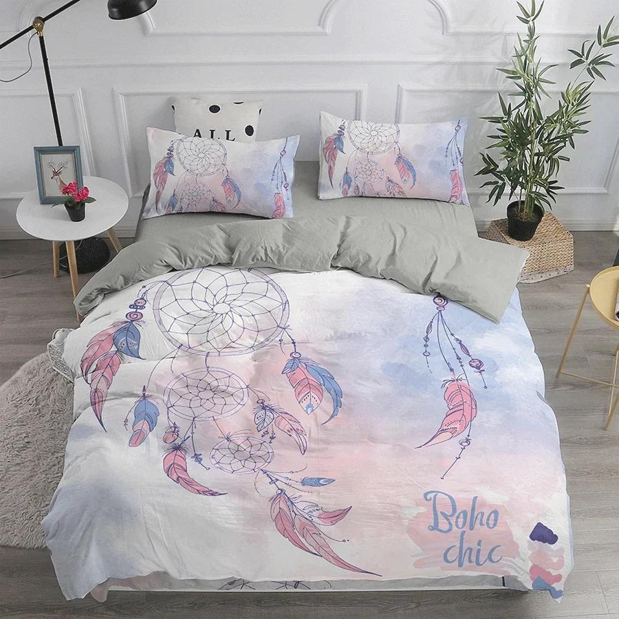 Povlečení lapač snů Elegantní český povlak na přikrývku Queen 240x220 Etnický povlak na přikrývku Single Double King