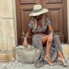 Women Summer Boho Ruffle Maxi Beach Dress Ladies Party Floral Long Sundress