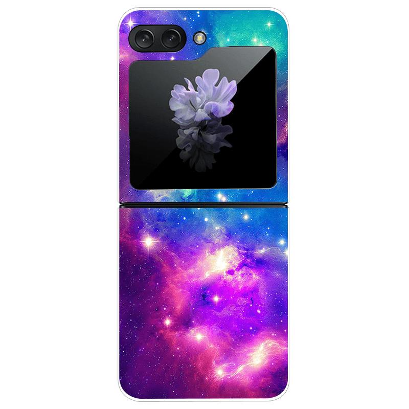 Clear Phone Case For Samsung Galaxy Z Flip7 Fashion Hard PC Silicone Cover For Galaxy Z Flip 7 5G ZFlip7 Transparent Protector