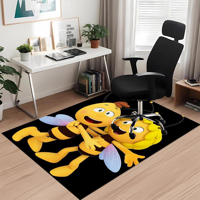 Tappeto Stampato Maya l'Ape, per Sedia da Ufficio Soggiorno Camera da Letto Cucina Decorazioni Regali.