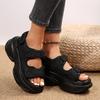 Übergroße Sandalen mit dicker Sohle für Damen im Sommer