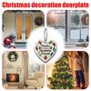 Friendship Christmas Tree Ornaments Thank You Friend Heart Keepsake Pendant Ceramic Charm Decoration Pendant For Holiday Home