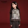 Girls' Chinese Style Padded Vest for New Year