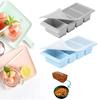 with Lid Food Freezing Molds Silicone Food Sauce Storage New Ice Mold