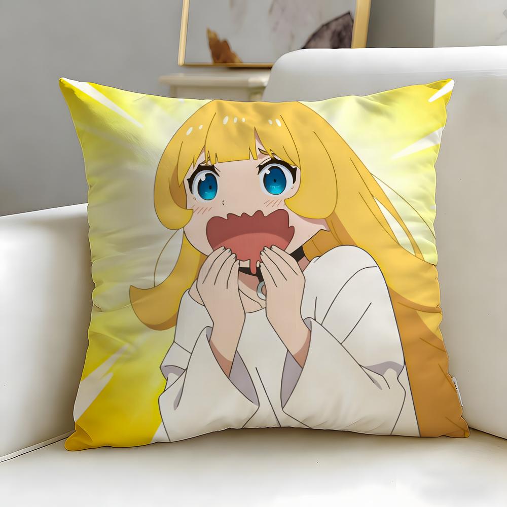 Anime Tis Time for Torture Princess Cushion Cover Soft  EasyWash Pillow Case  Versatile for Couch Bed Travel and Office