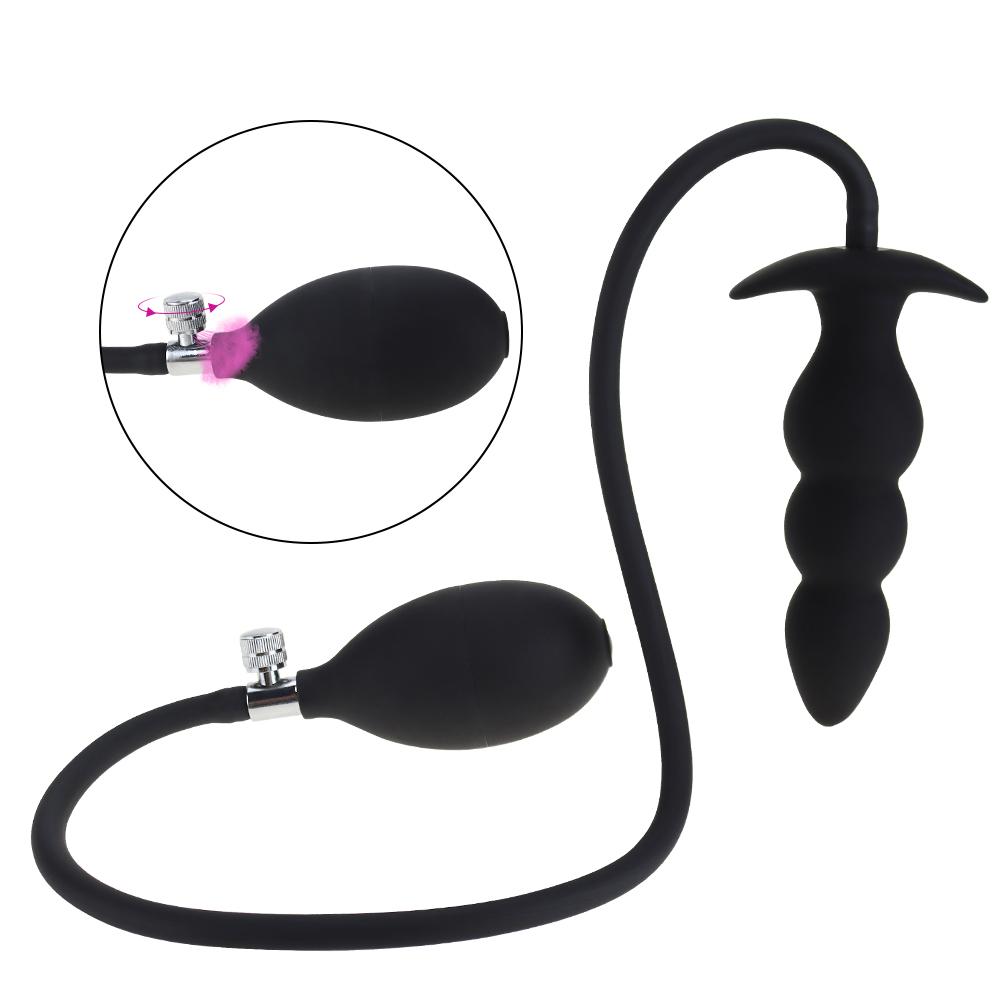 Silicone Inflatable Super Large Anal Plug Expandable Butt Plug Sex Toys For Women Men Huge Dildo Pump Anal Dilator Adult Product