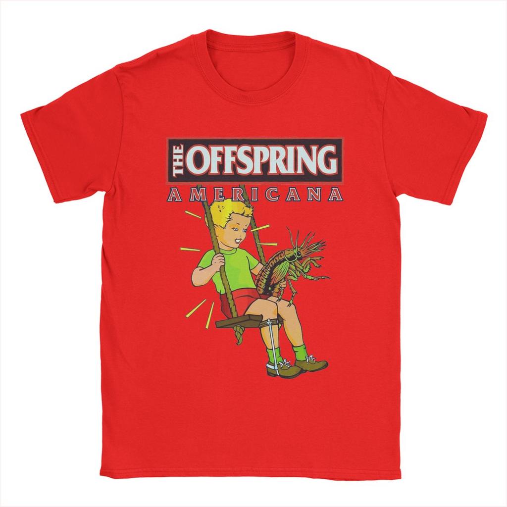 Camiseta Offspring para Hombre 100% Algodón Camiseta Divertida Camisetas de Cuello Redondo Manga Corta Ropa Clásica
