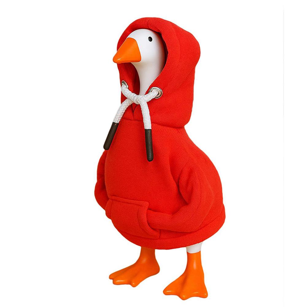 7 Inch Desk Goose Hoodie Made of Soft and Cotton Blend Designed To Resists Dust and Fading Enhancing Desk Decor