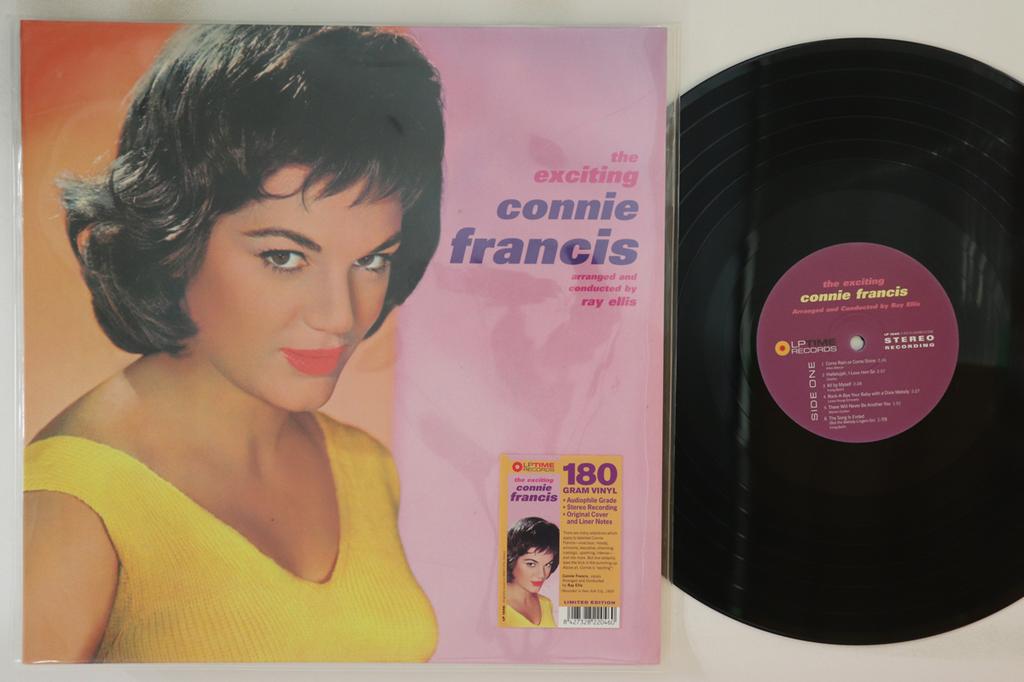 LP Record CONNIE FRANCIS Exciting Connie Francis 180g LP1046 LPTIME 2011 Japan Jazz Used