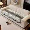 Retro Style Special-Shaped Sofa Cushion Is Universal In All Seasons  New One-Piece Straight Row Irregular Seat Cushion Non-Slip Cover