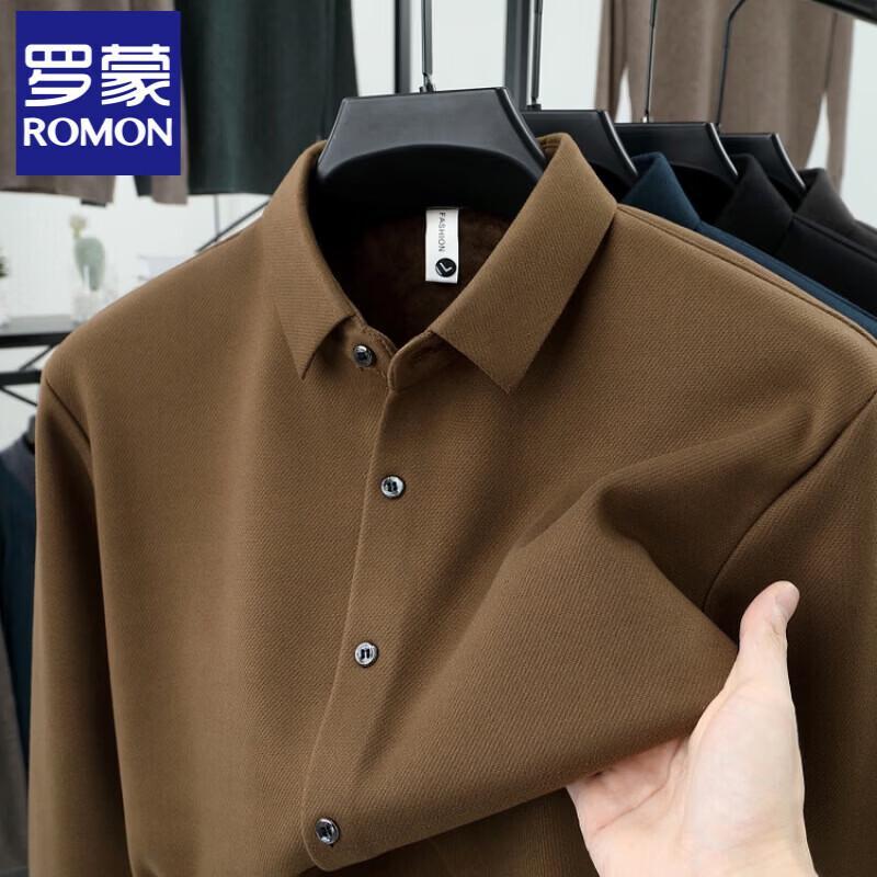 ROMON Men's Wool Blend Tops