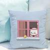 Bubu Dudu Cartoon Bear Pillow Cover 45X45Cm - Cute Kids Bedroom Decor, Soft Plush Sofa Pillow Case For Living Room