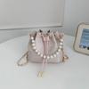 Pearl Stylish Elastic Drawstring Trend-forward Crossbody and Shoulder Bag for Carrying Water Buckets