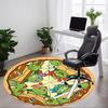 1 stuks Teenage Mutant Ninja Turtles Kantoor Ronde Vloerkleed, Slaapkamer Woonkamer Huisdecoratie, Kamer Decoratie, Offic a1016212