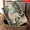 DIY Pearl Diamond Art Painting Kits for Adult and Beginners, Majestic White Tiger Sparkling Painting Craft Home Wall Decor Handmade Gift