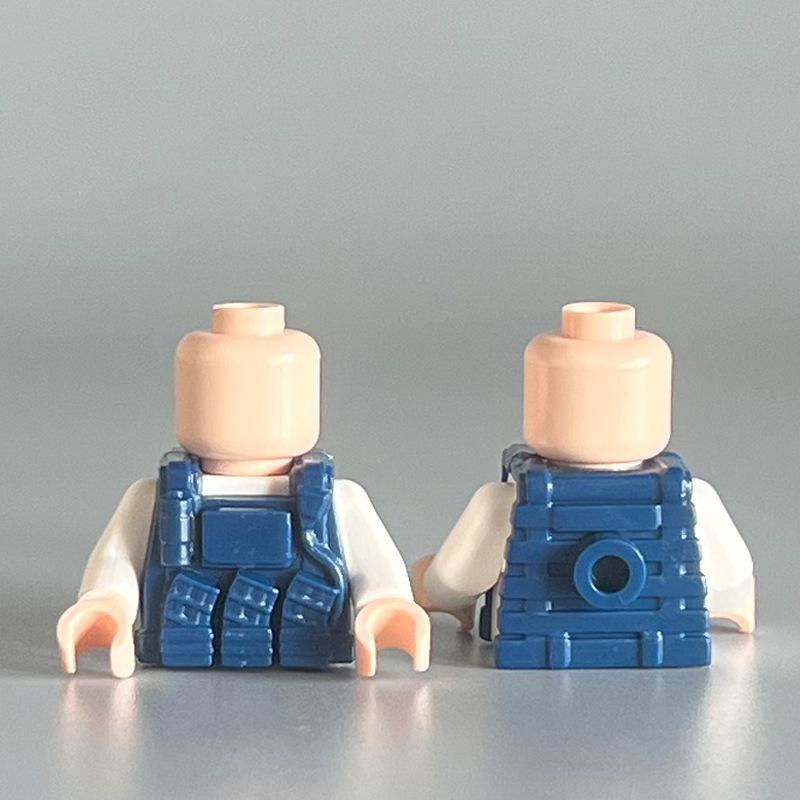 Compatible Building Block Miniature Body Armor Combat Single Vest Small Particle Building Block Accessories Toy Diy Assembly