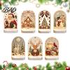 Acrylic Decorative Ornaments Christmas Pearl Light for Holiday Home Decor, LED Unique Lamp with Soft Glow Bedroom Bookshelf And Party Atmosphere