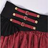 Women's Steampunk Gothic Skirt Halloween Pirate Costume for Christmas Role Play