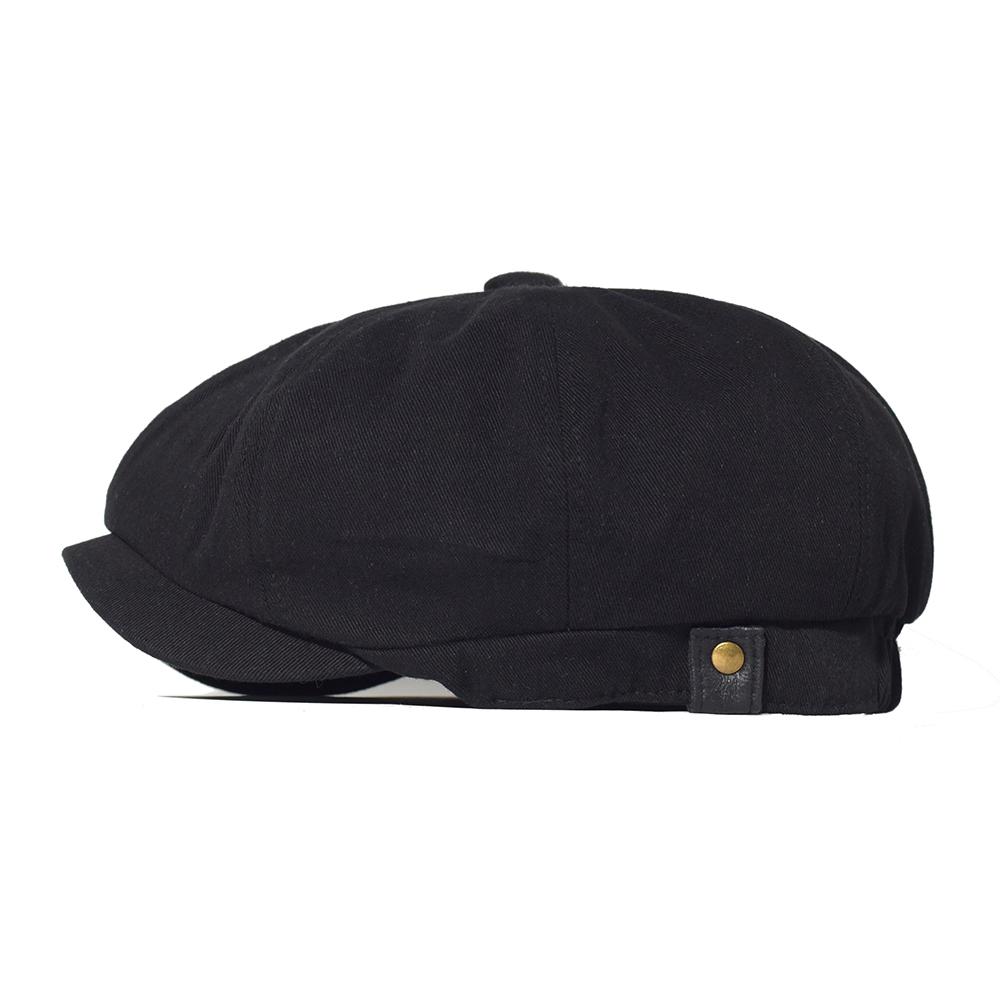 Vintage Newsboy Cap Cotton Men Woman Fashion Hat Solid Soft Gatsby Retro Driver Flat Caps Spring Autumn Casual Beret Cap