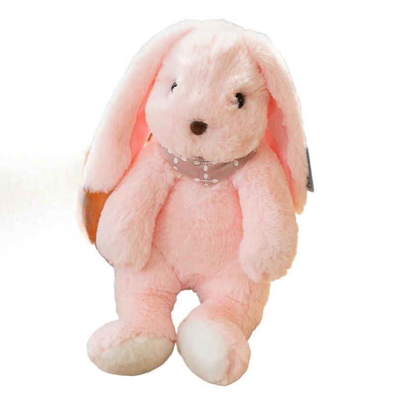 Kawaii Long Ear Rabbit Soft Plush Toys Sleeping Cute Bunny Cartoon Stuffed Animal Dolls Girls Baby Appease Pillow Birthday Gift